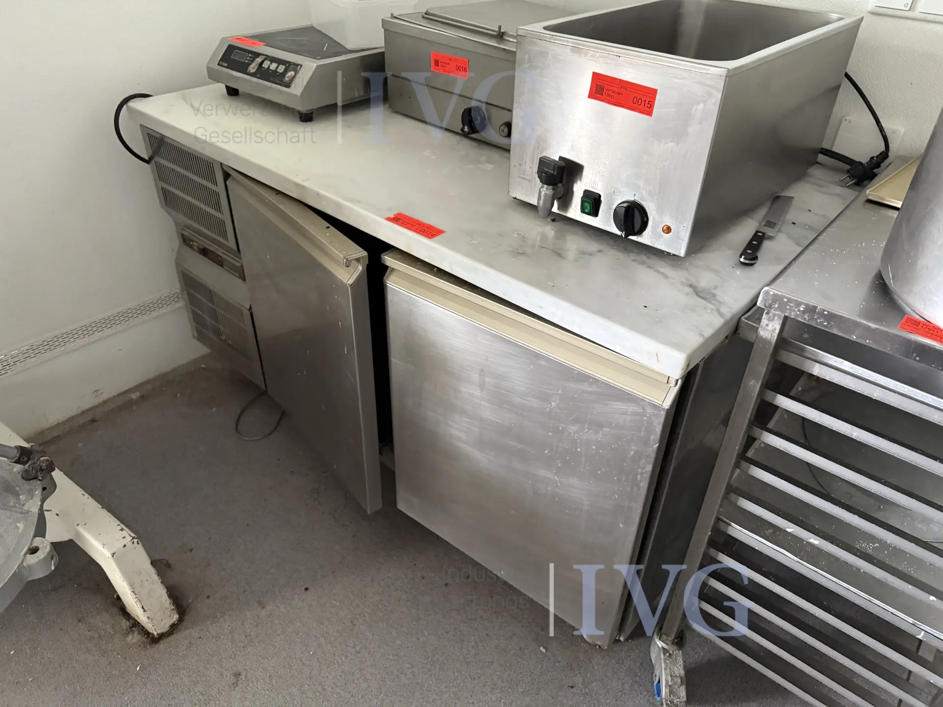 Kühl-Arbeitstisch ALPENINOX EDONM 400